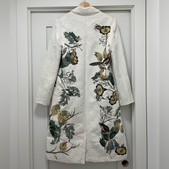 Anthropologie Hemant & Nandita
Foliage Embroidered Car Coat Jacket - Picture 8 of 11